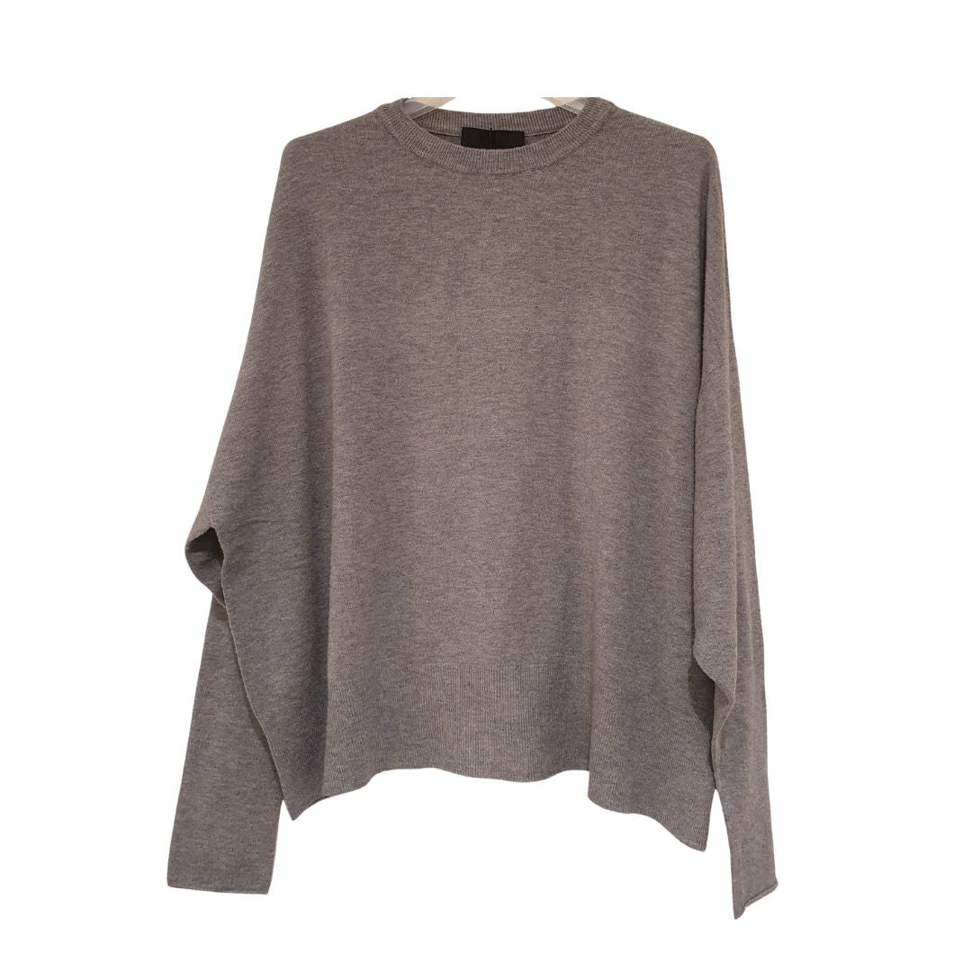 Maglia a scatoletta girocollo Souvenir