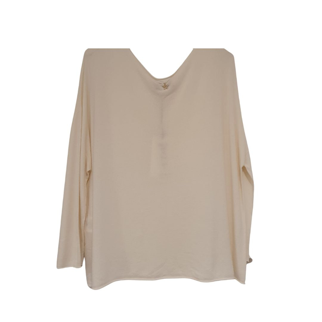 Maglia a scatoletta in viscosa Souvenir