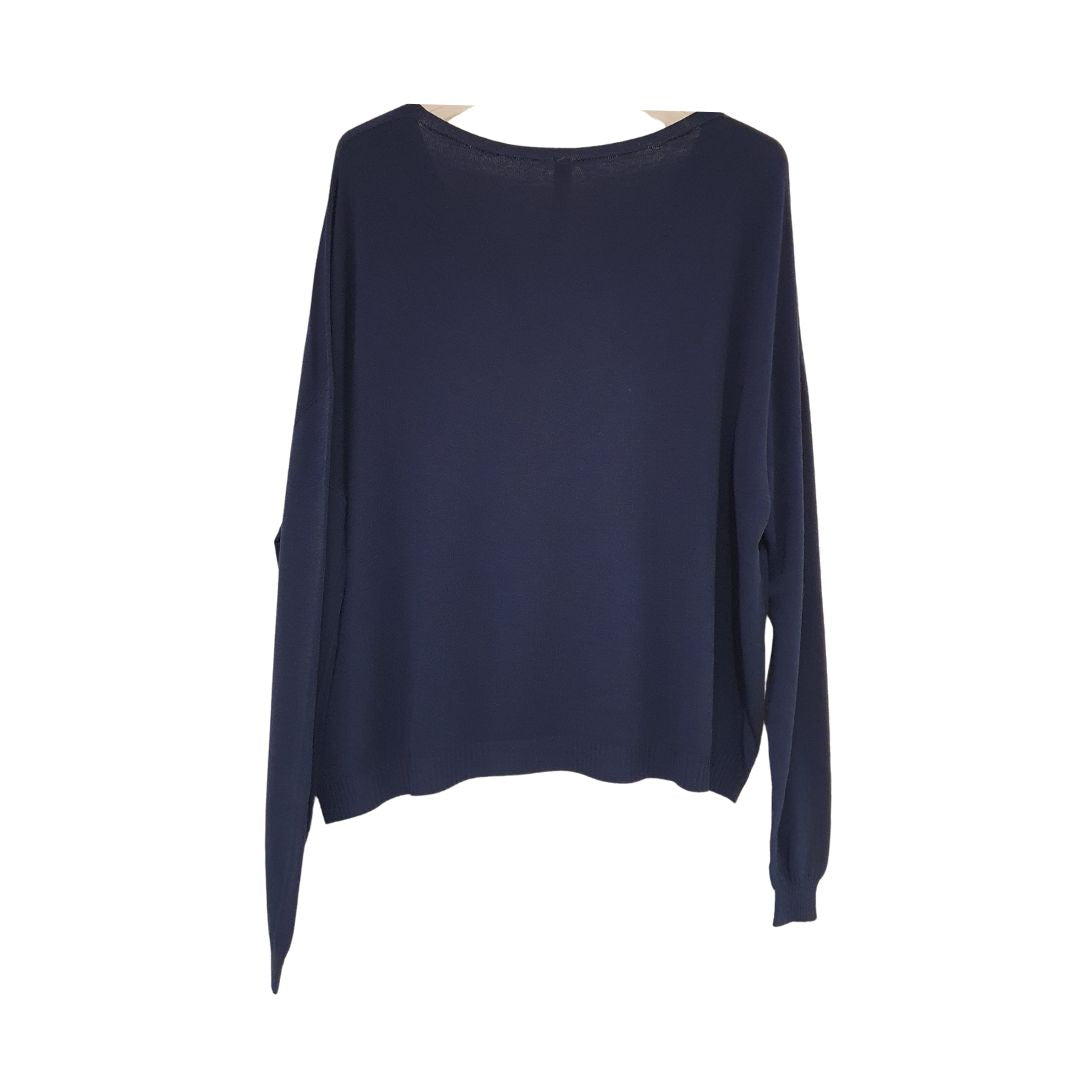 Maglia over scollo a v Tensione In