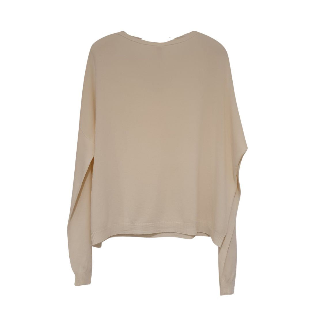 Maglia over scollo a v Tensione In