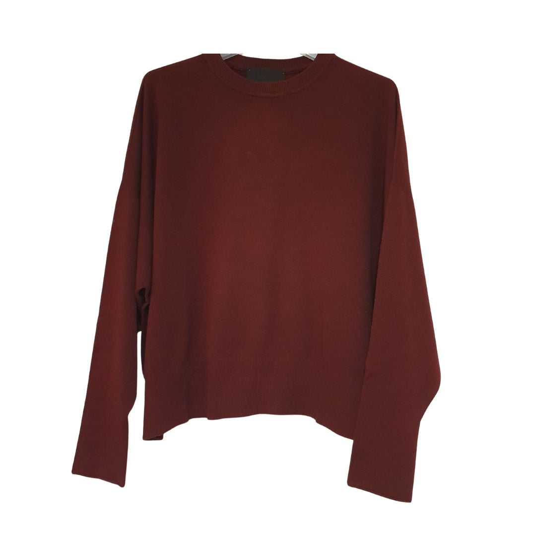 Maglia a scatoletta girocollo Souvenir