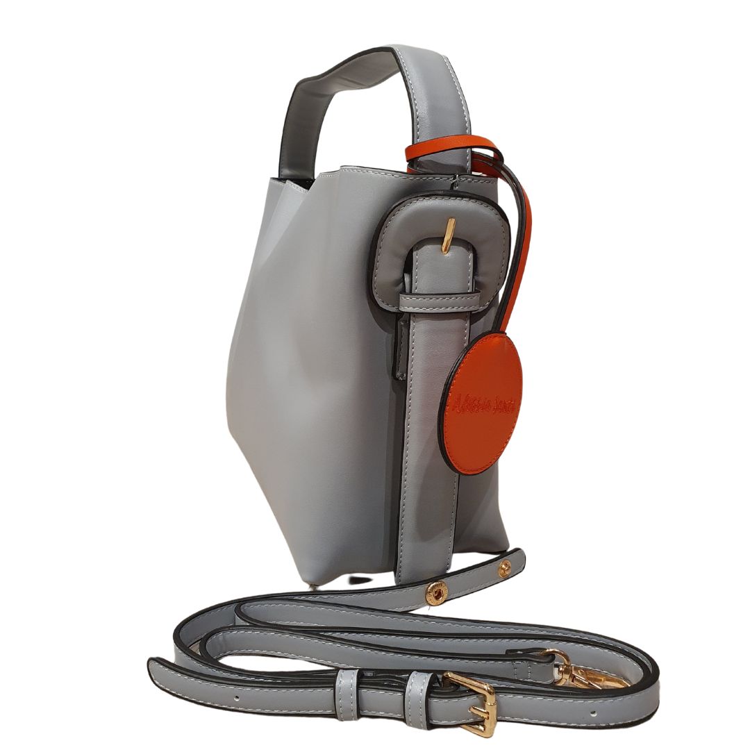 Borsa in ecopelle celeste Alessia Santi