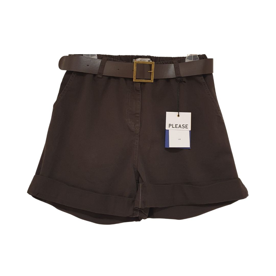 Shorts con cintura Please