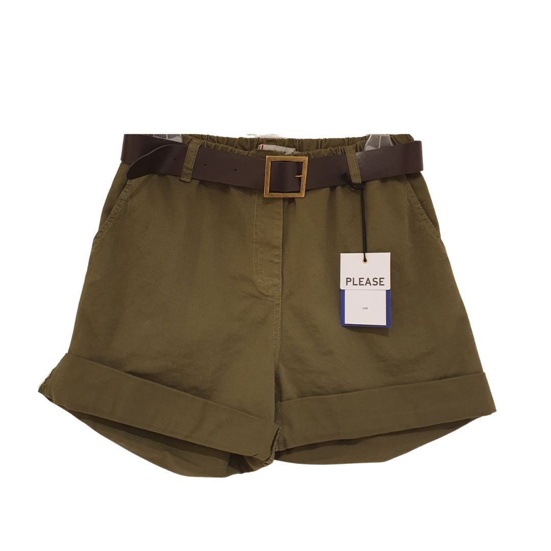 Shorts con cintura Please