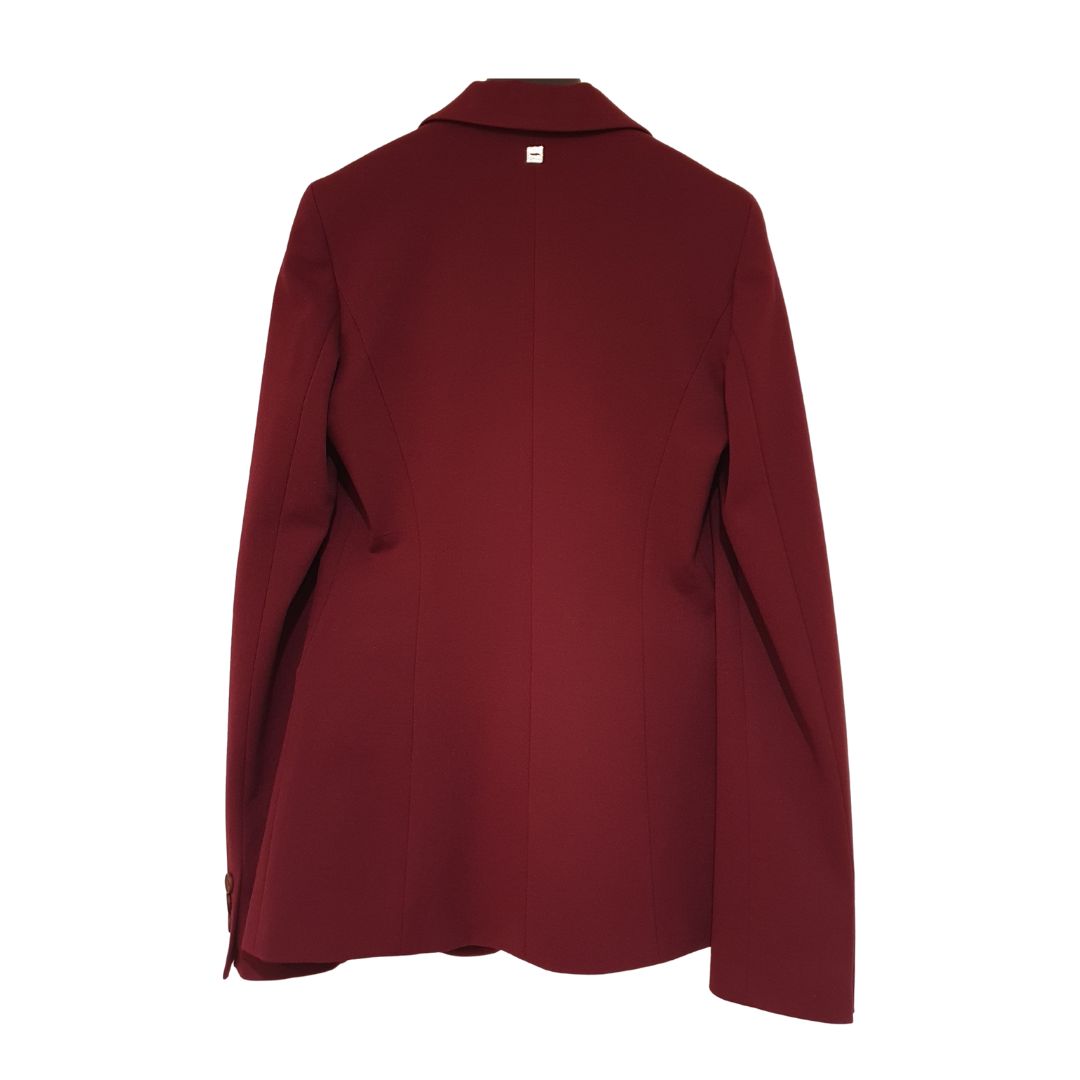 Giacca monopetto burgundy Manila Grace