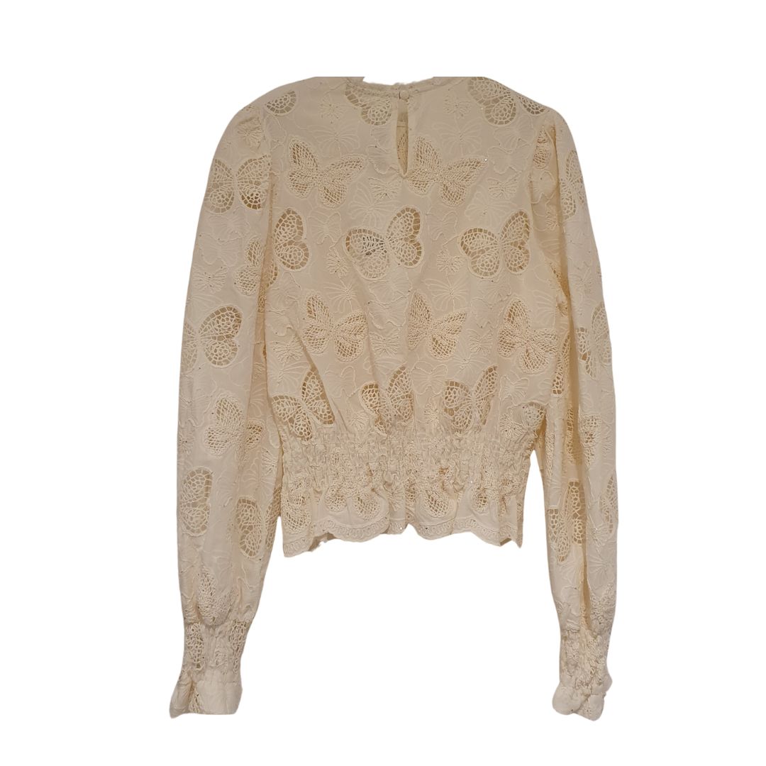 Blusa in pizzo Tensione In