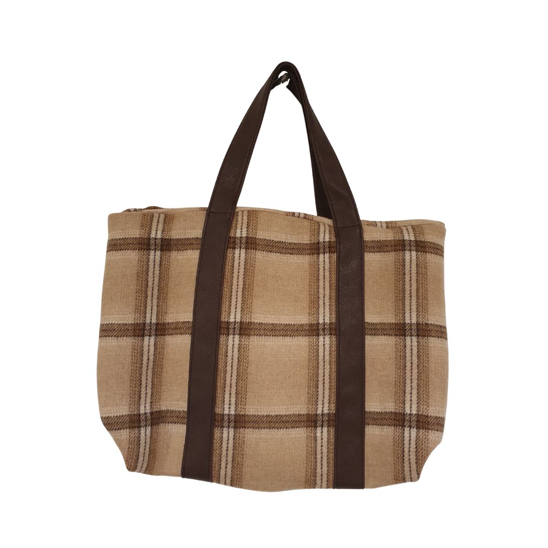 Borsa in lana check Philia Loft