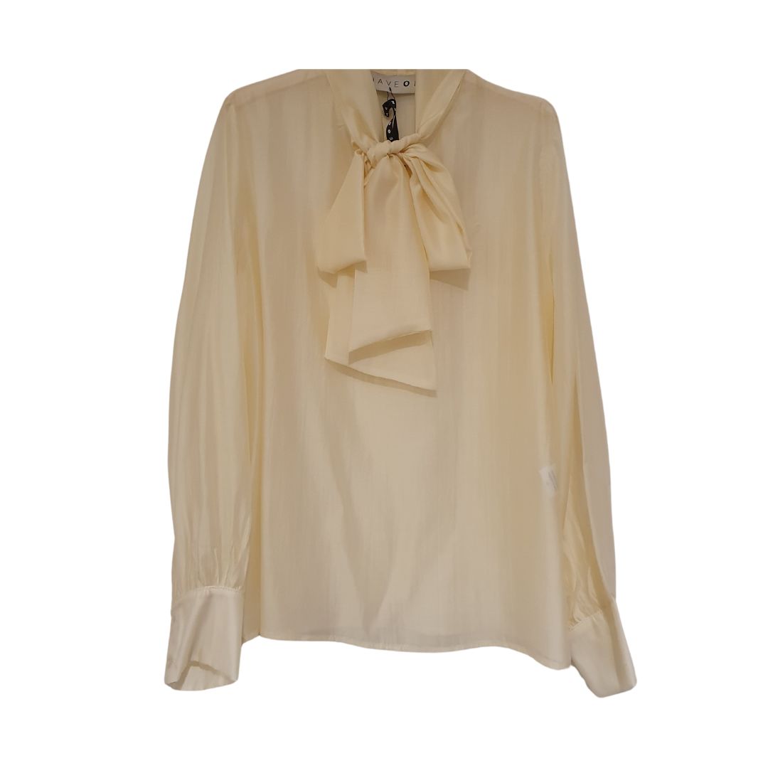 Camicia in voile con fiocco HaveOne