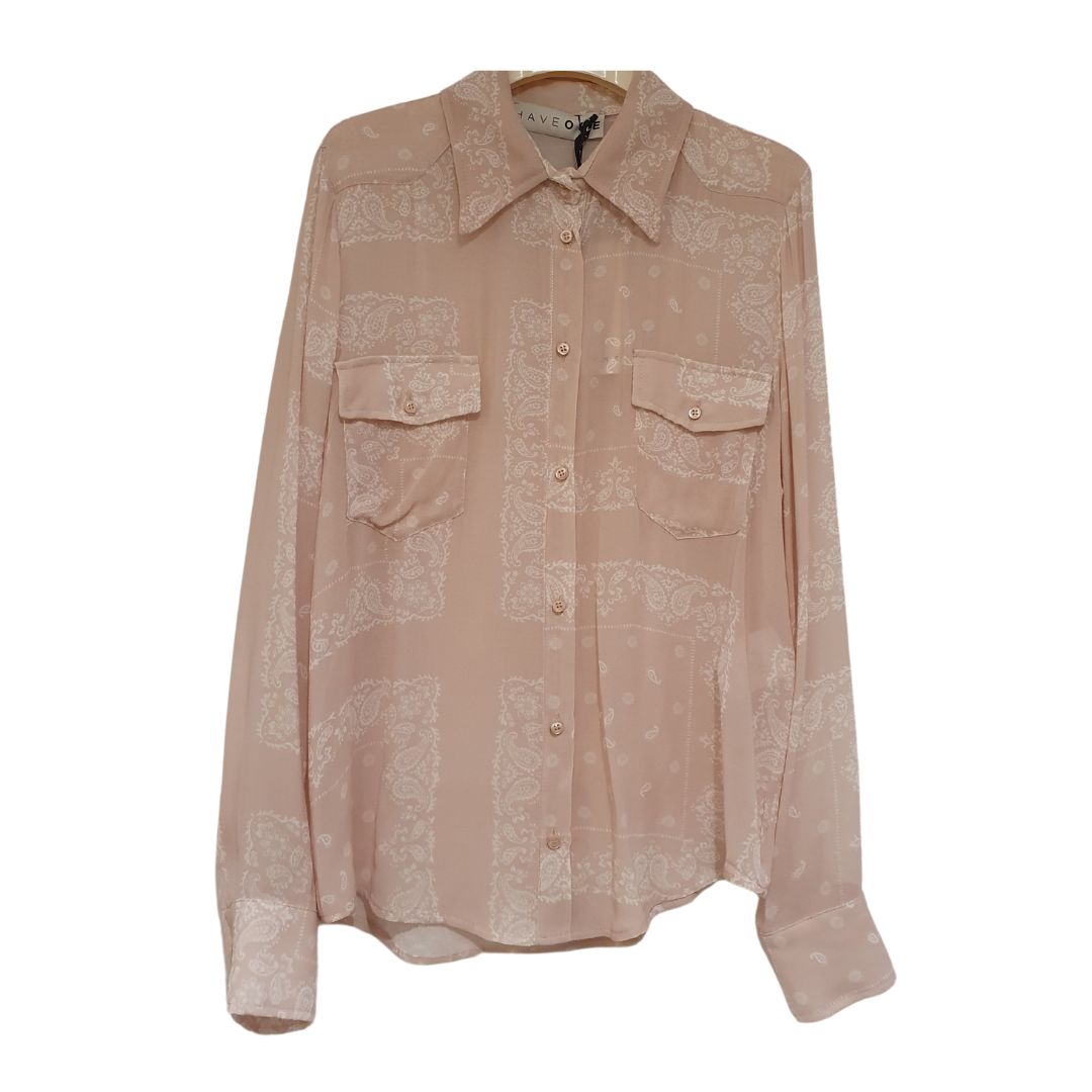 Camicia fantasia rosa HaveOne