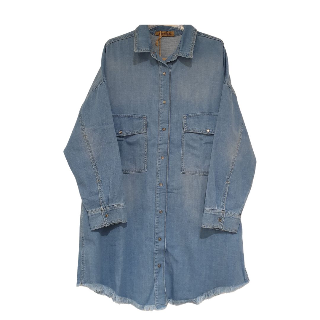 Abito modello Juno in denim chiaro Noir 'n' bleu