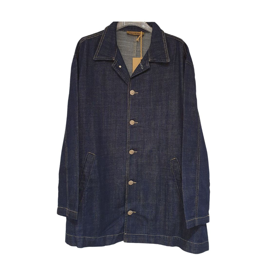 Caban in denim modello Violet Noir 'n' bleu