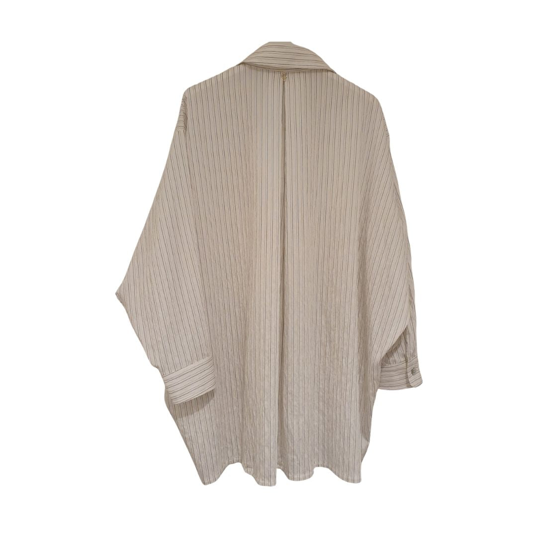 Maxi camicia rigata Philia Loft