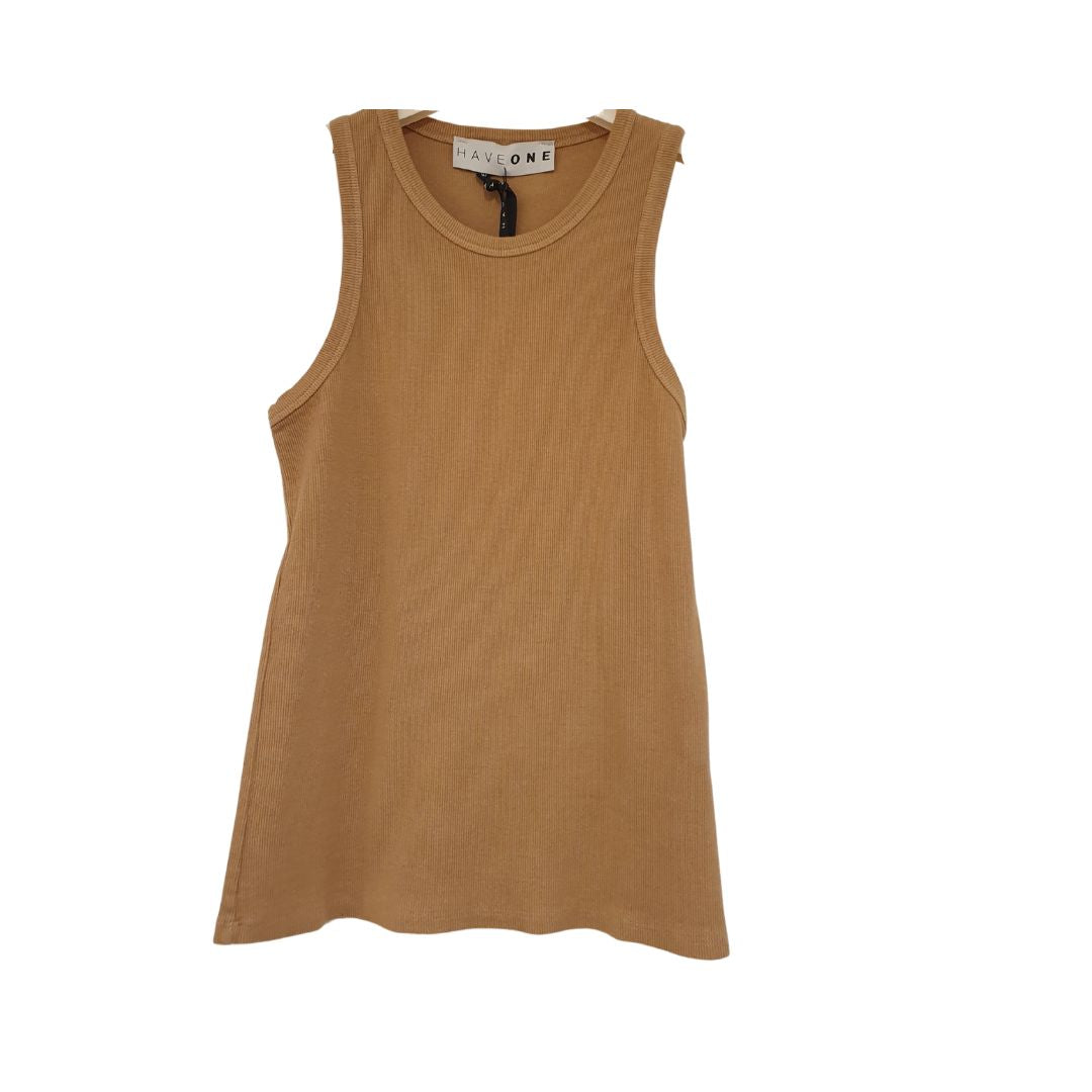 Canotta girocollo in costina HaveOne