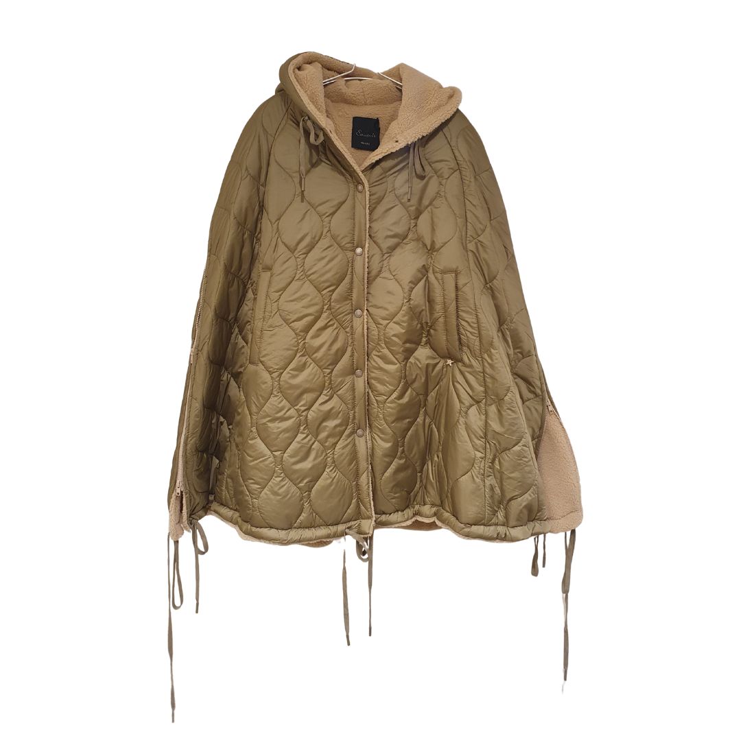 Poncho trapuntato con cappuccio Souvenir