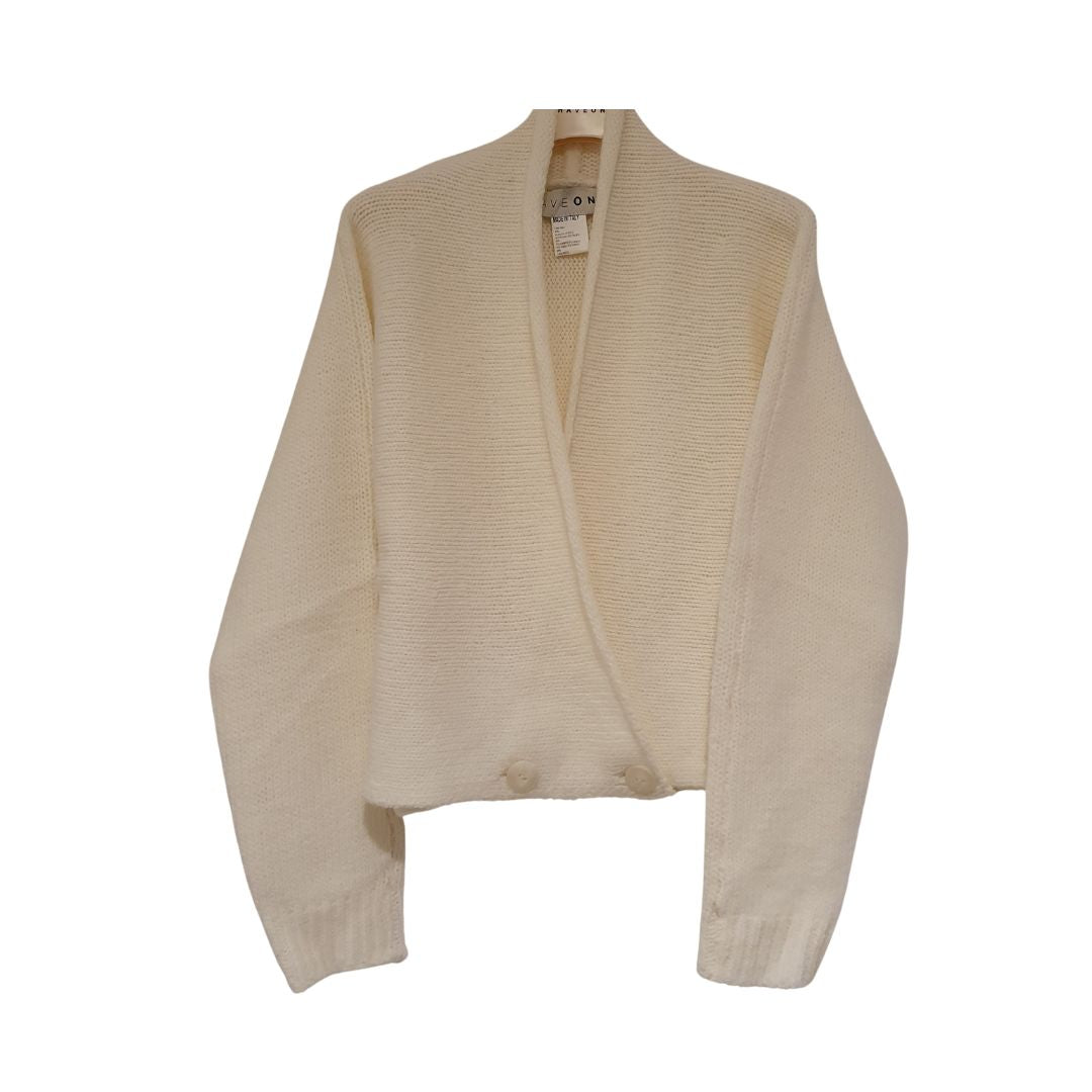 Cardigan in lana incrociato HaveOne