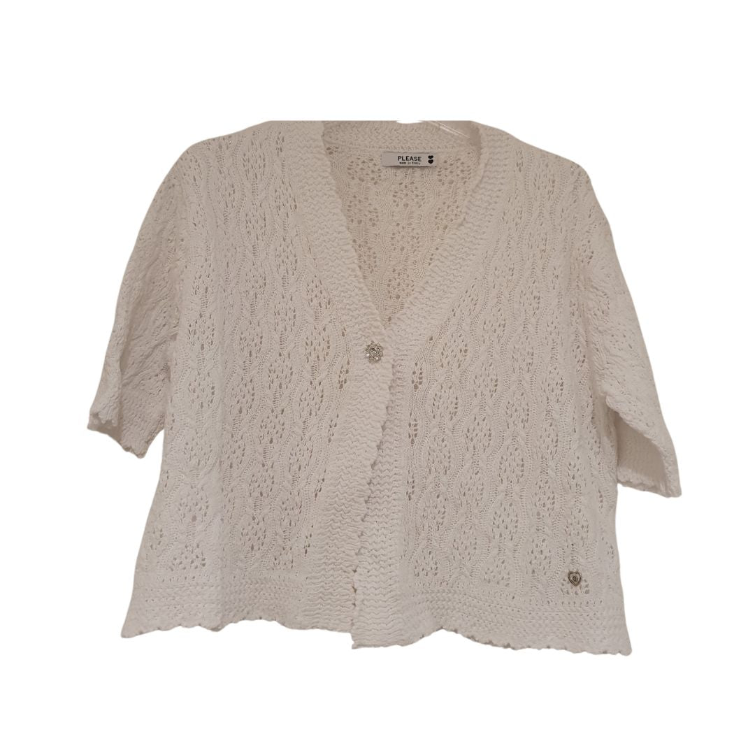 Cardigan traforato Please