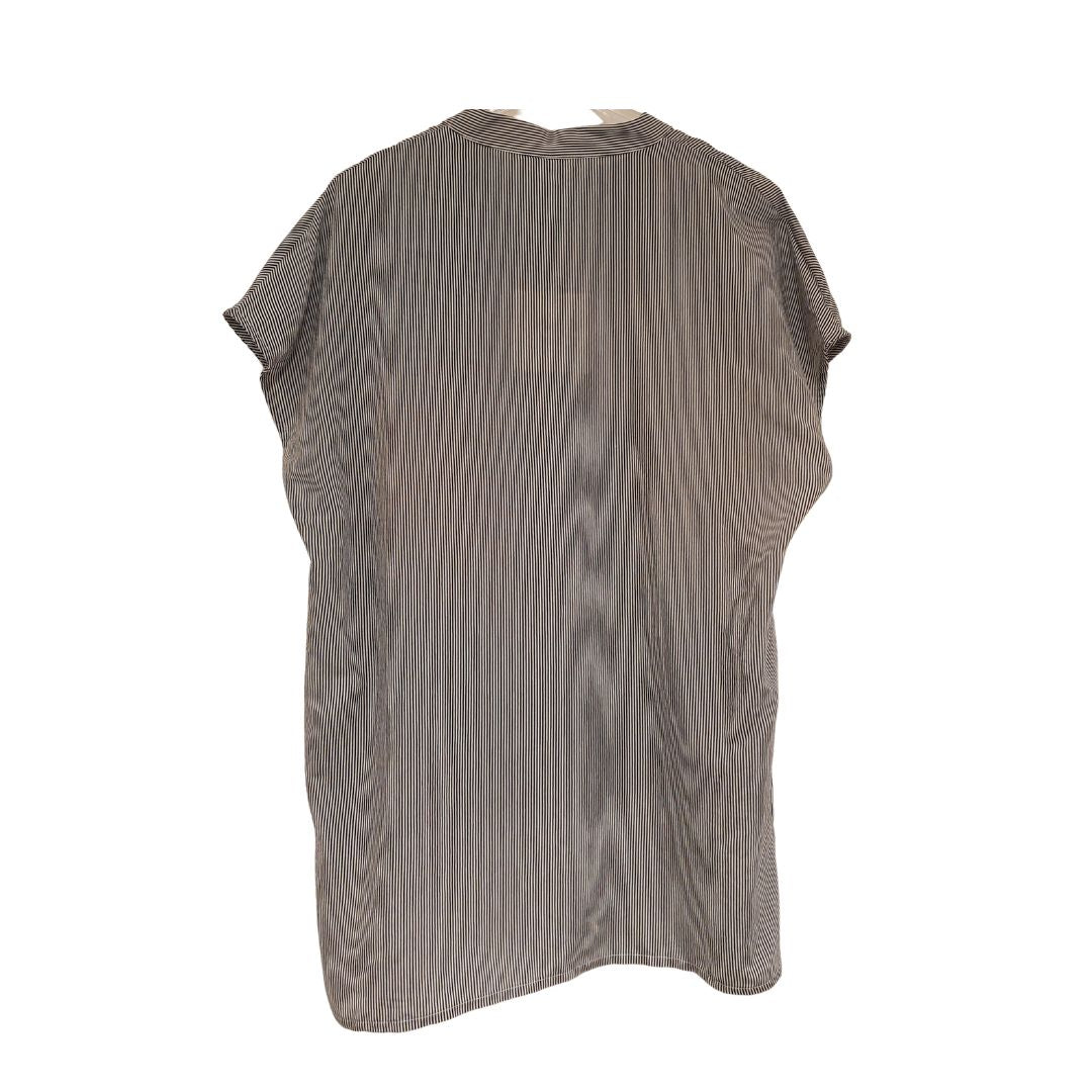 Blusa rigata con paillettes Tensione In