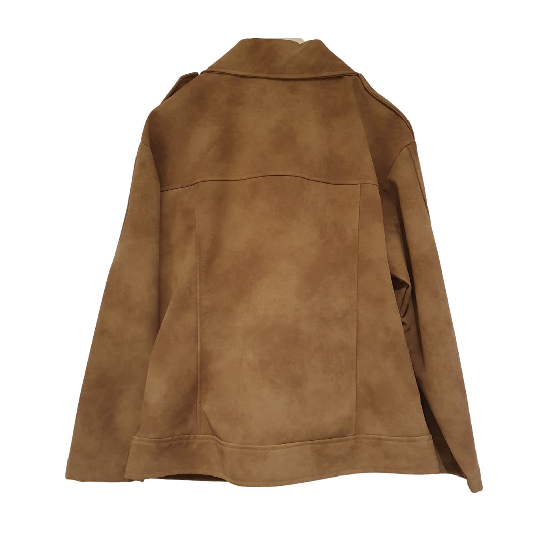 Chiodo in ecopelle beige HaveOne