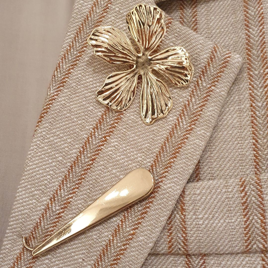Blazer beige rigato HaveOne