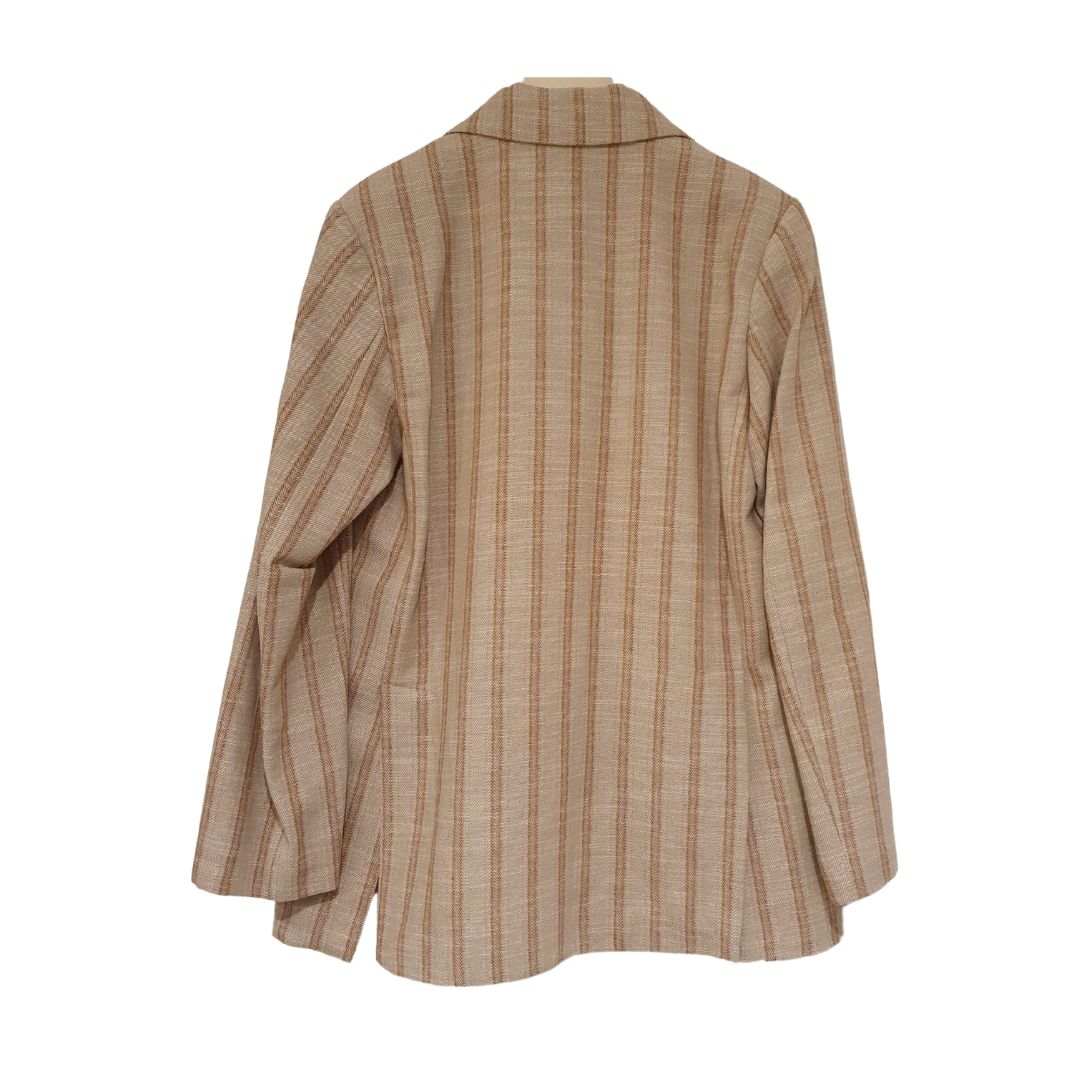 Blazer beige rigato HaveOne