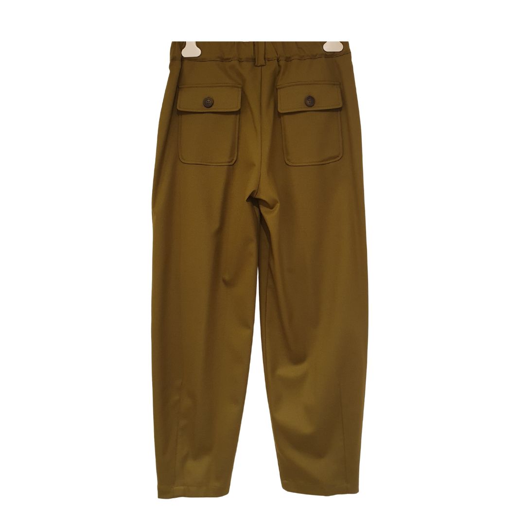 Pantalone a vita alta con tasconi Alessia Santi