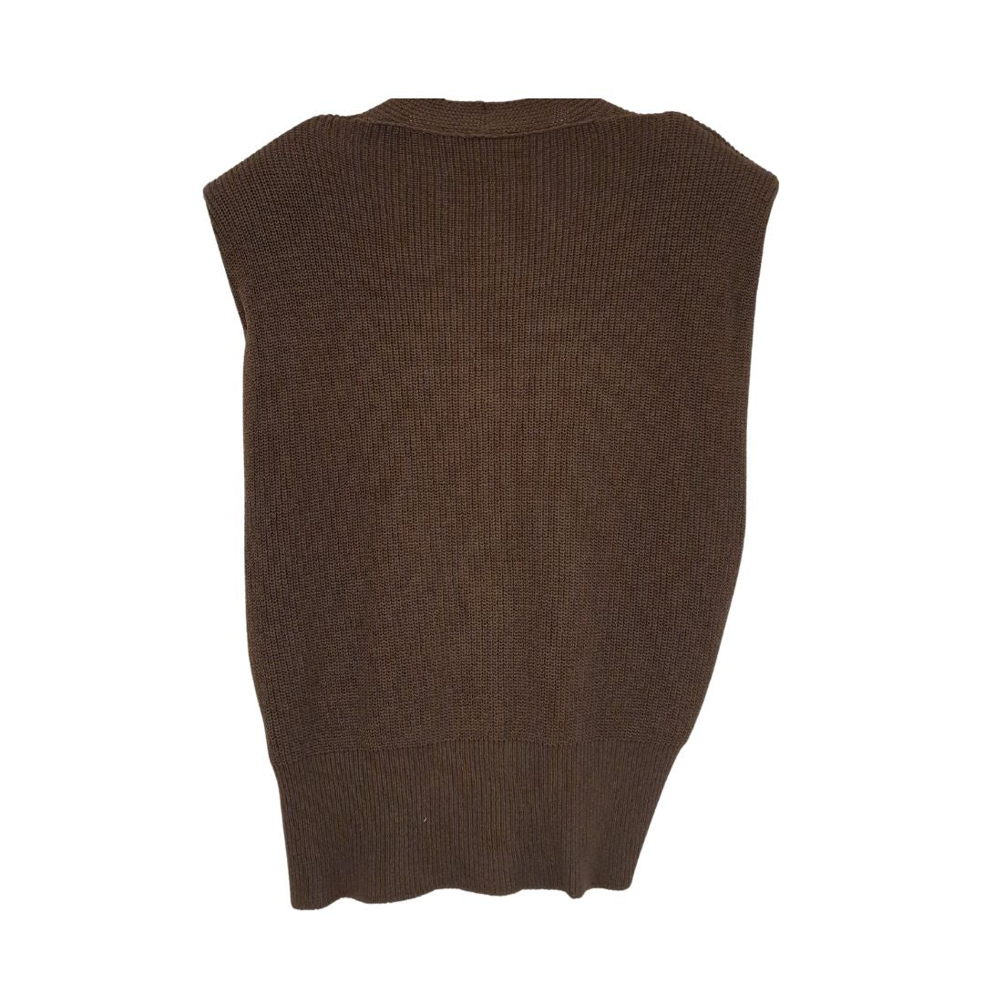 Gilet in cotone con abbottonatura asimmetrica HaveOne