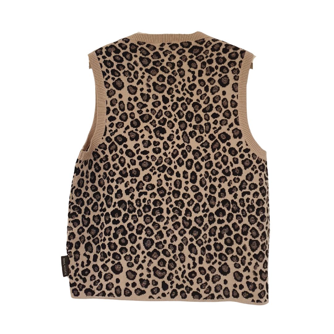 Mini gilet jacquard animalier Alessia Santi