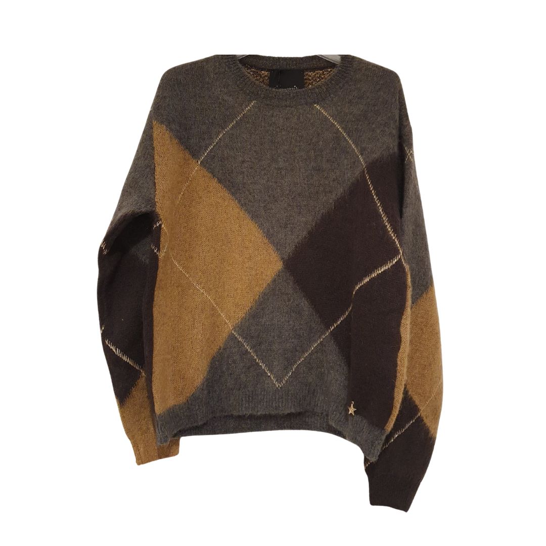 Pull jacquard a quadri Souvenir