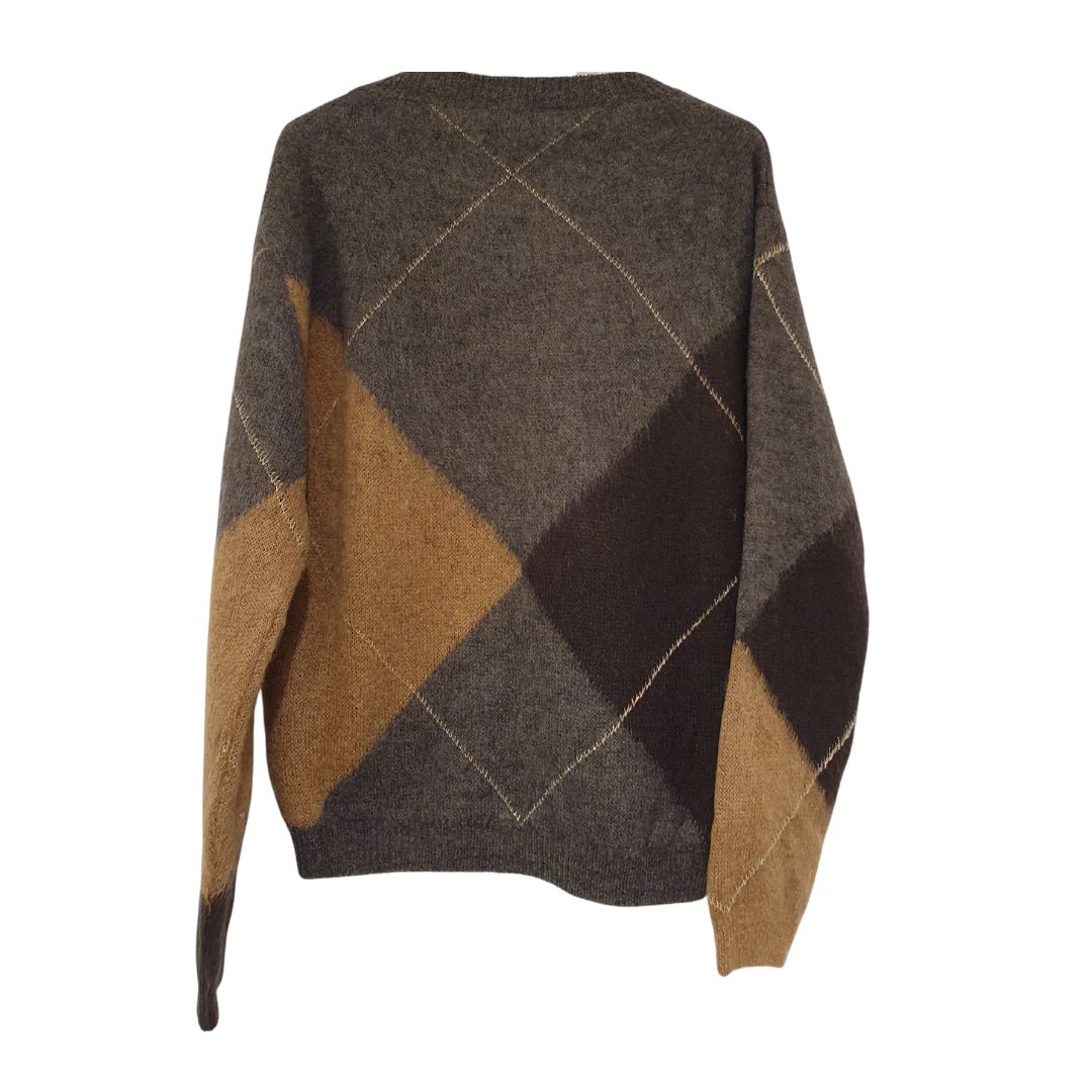 Pull jacquard a quadri Souvenir