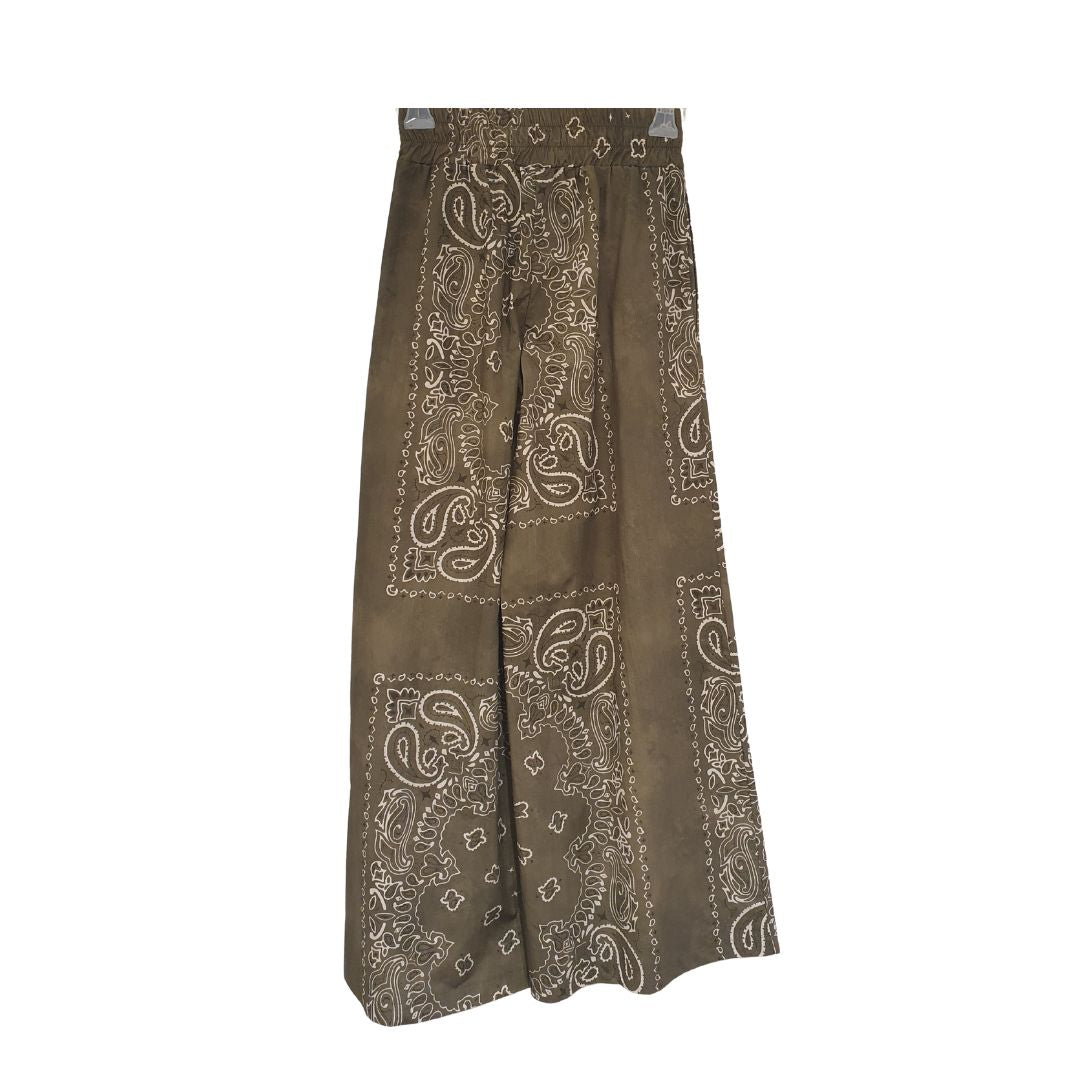 Pantalone fantasia bandana in cotone Souvenir