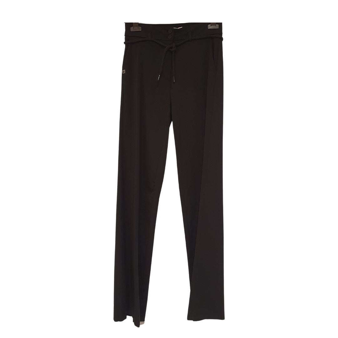 Pantalone nero gamba dritta Manila Grace