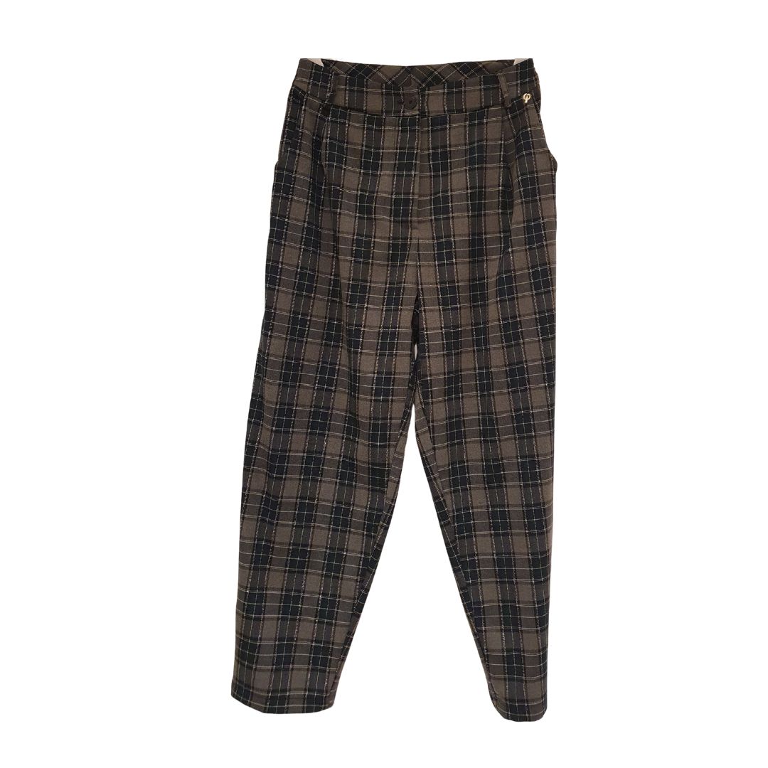 Pantalone check con lurex Philia Loft