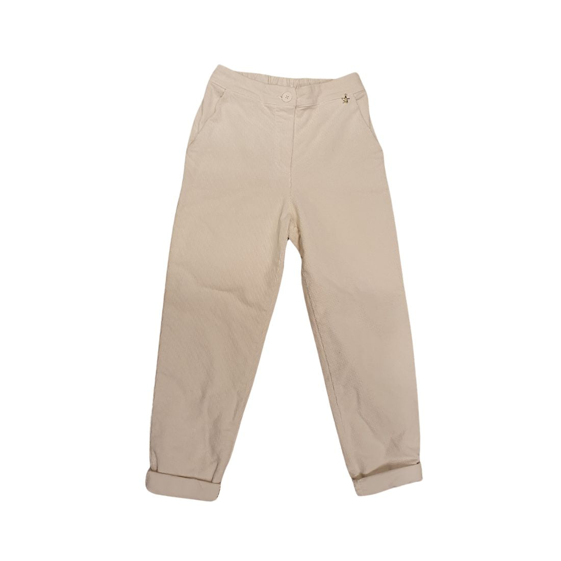 Pantalone boyfriend in velluto Souvenir