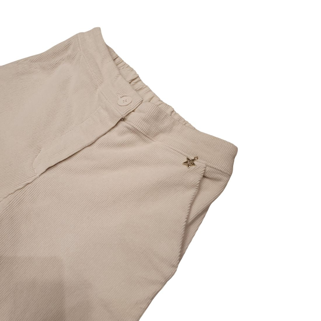 Pantalone boyfriend in velluto Souvenir