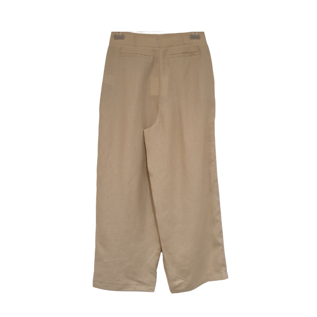 Pantalone wide leg in lino Tensione In