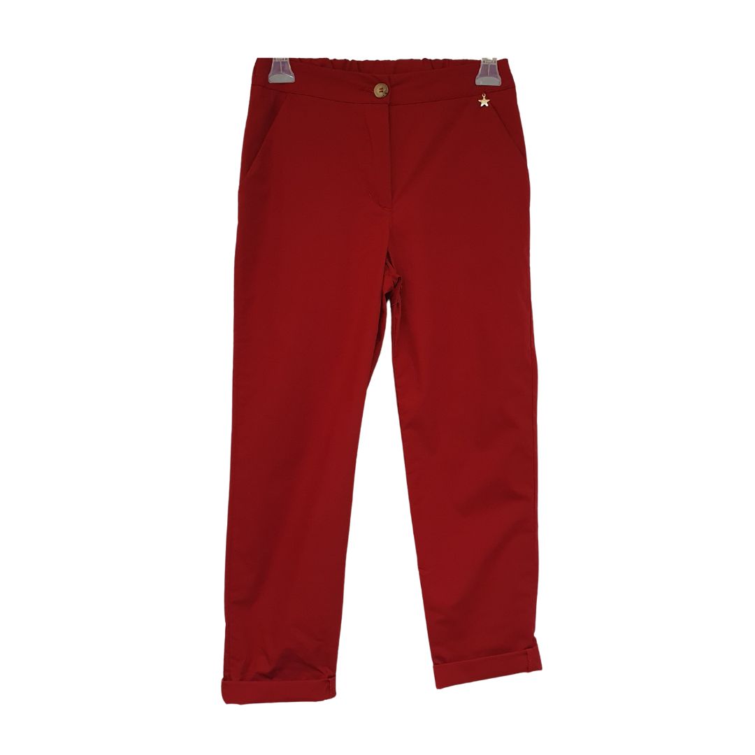 Pantalone chinos in popeline di cotone