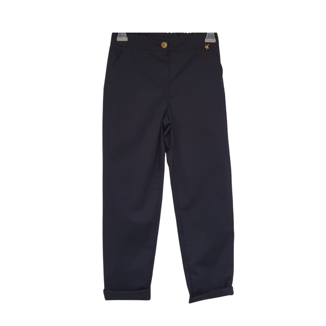 Pantalone chinos in popeline di cotone