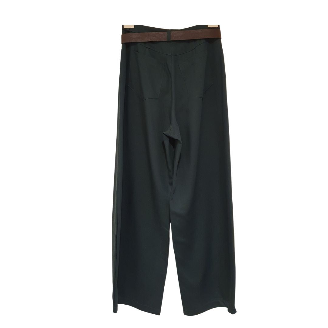 Pantalone a vita alta con cintura HaveOne