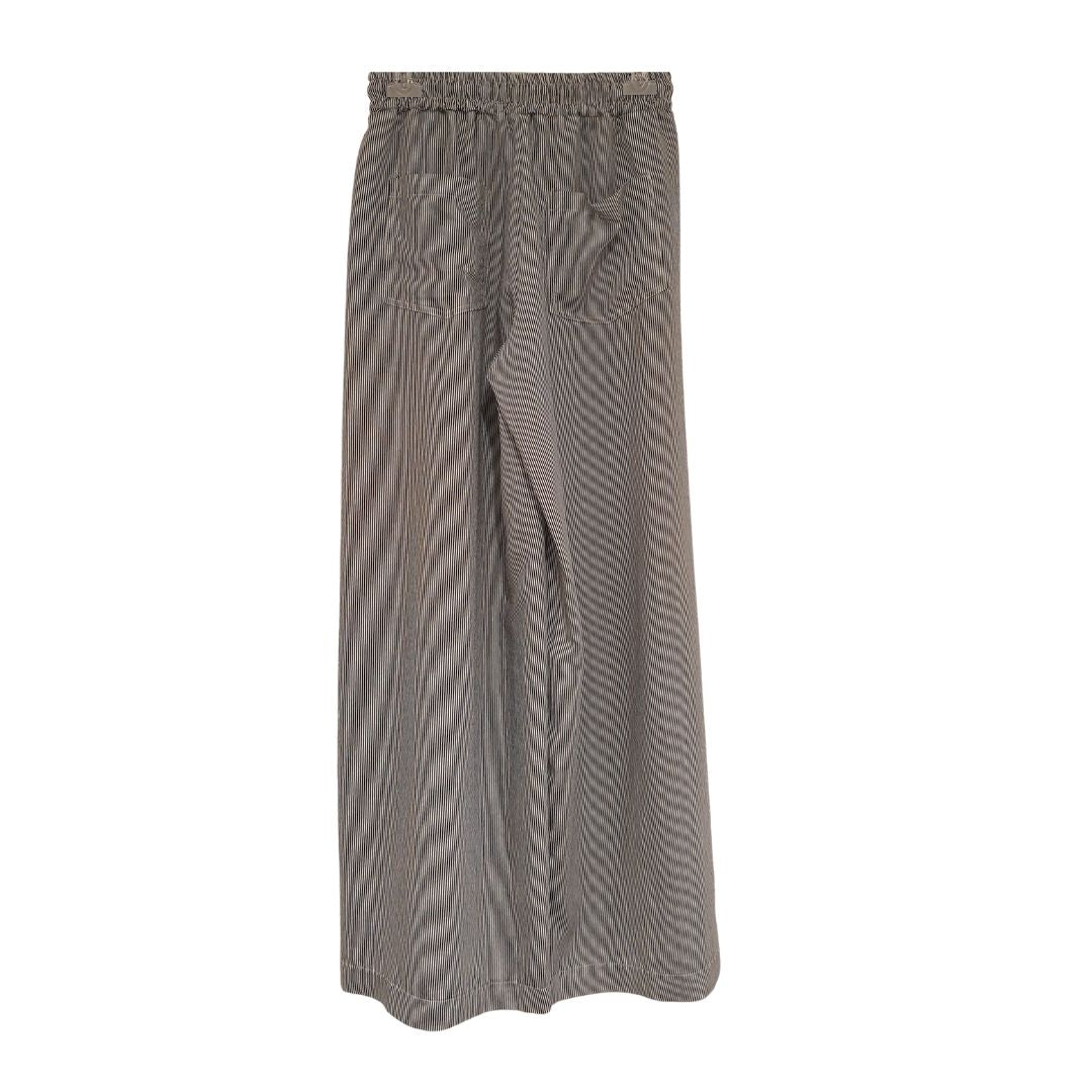 Pantalone rigato con coulisse Tensione In