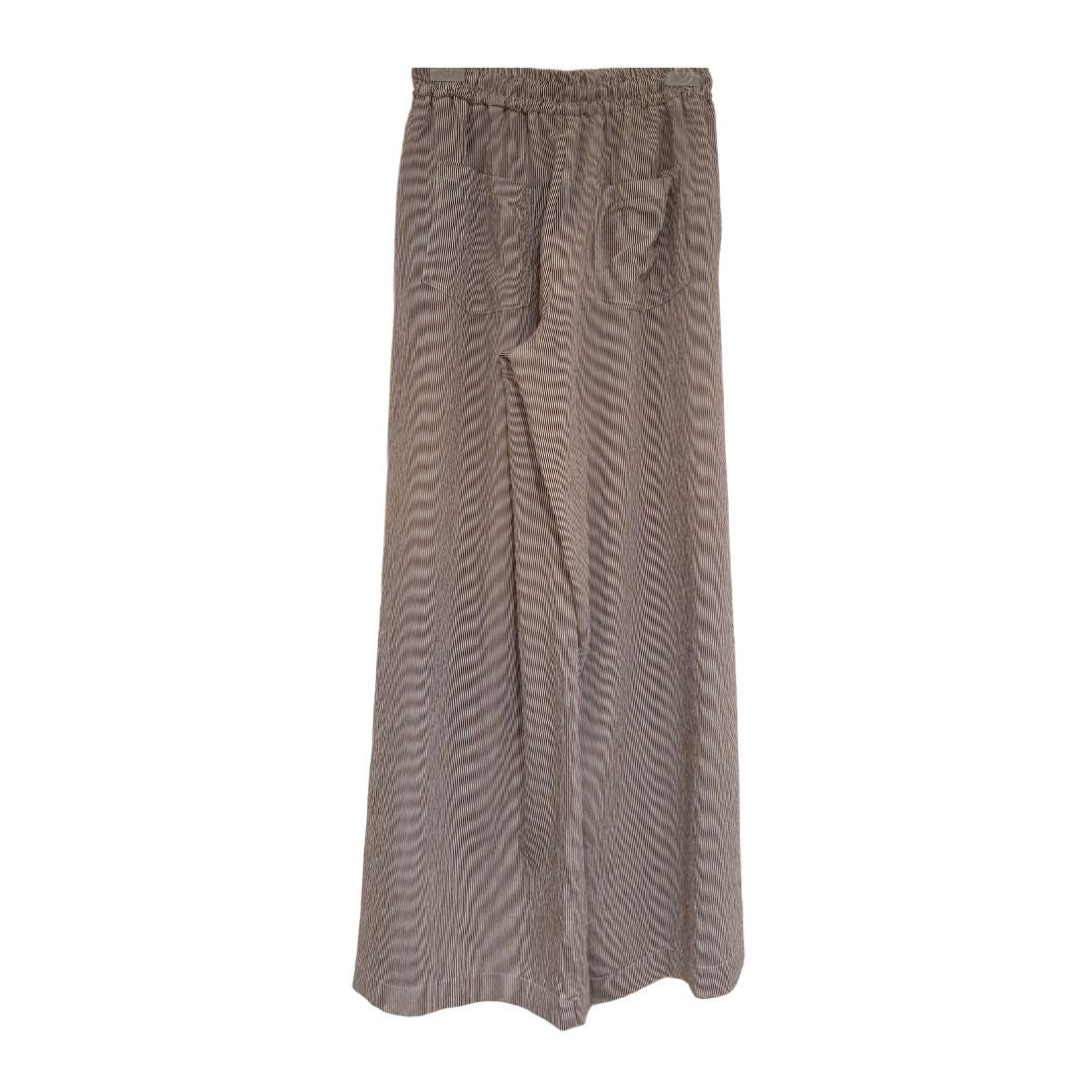 Pantalone rigato con coulisse Tensione In