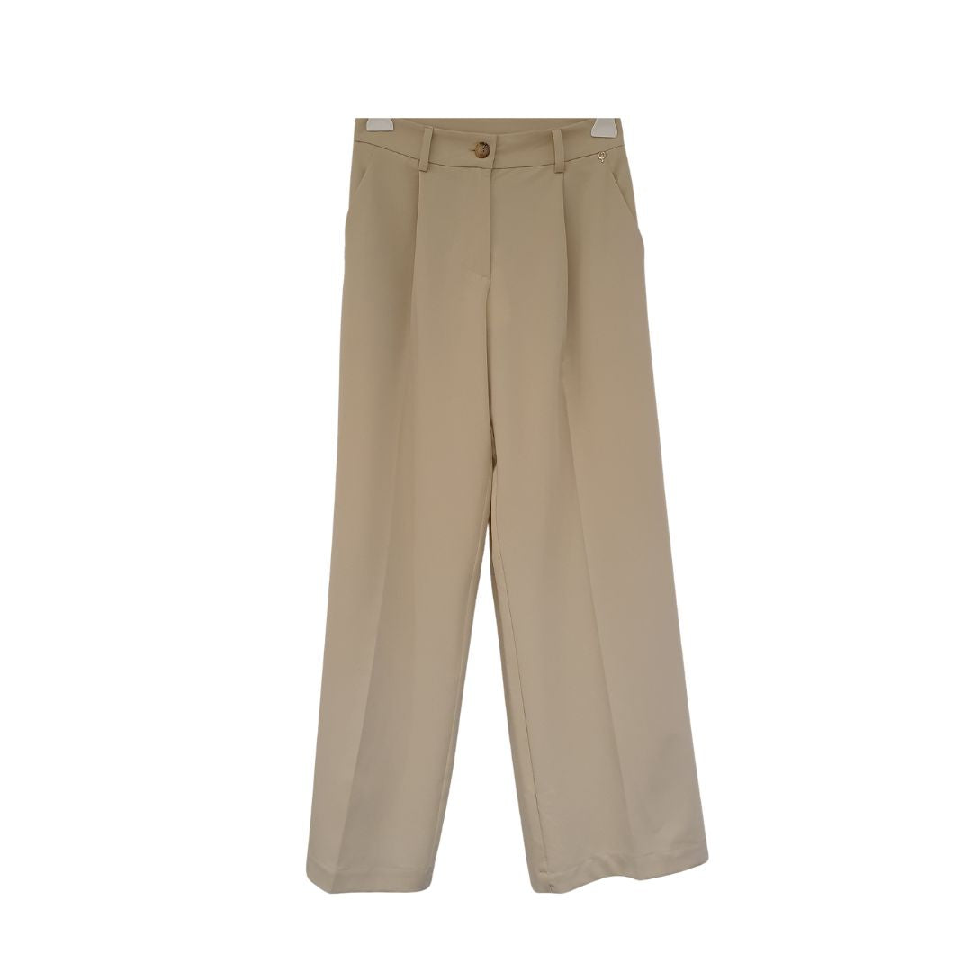 Pantalone a vita alta con pinces Philia Loft