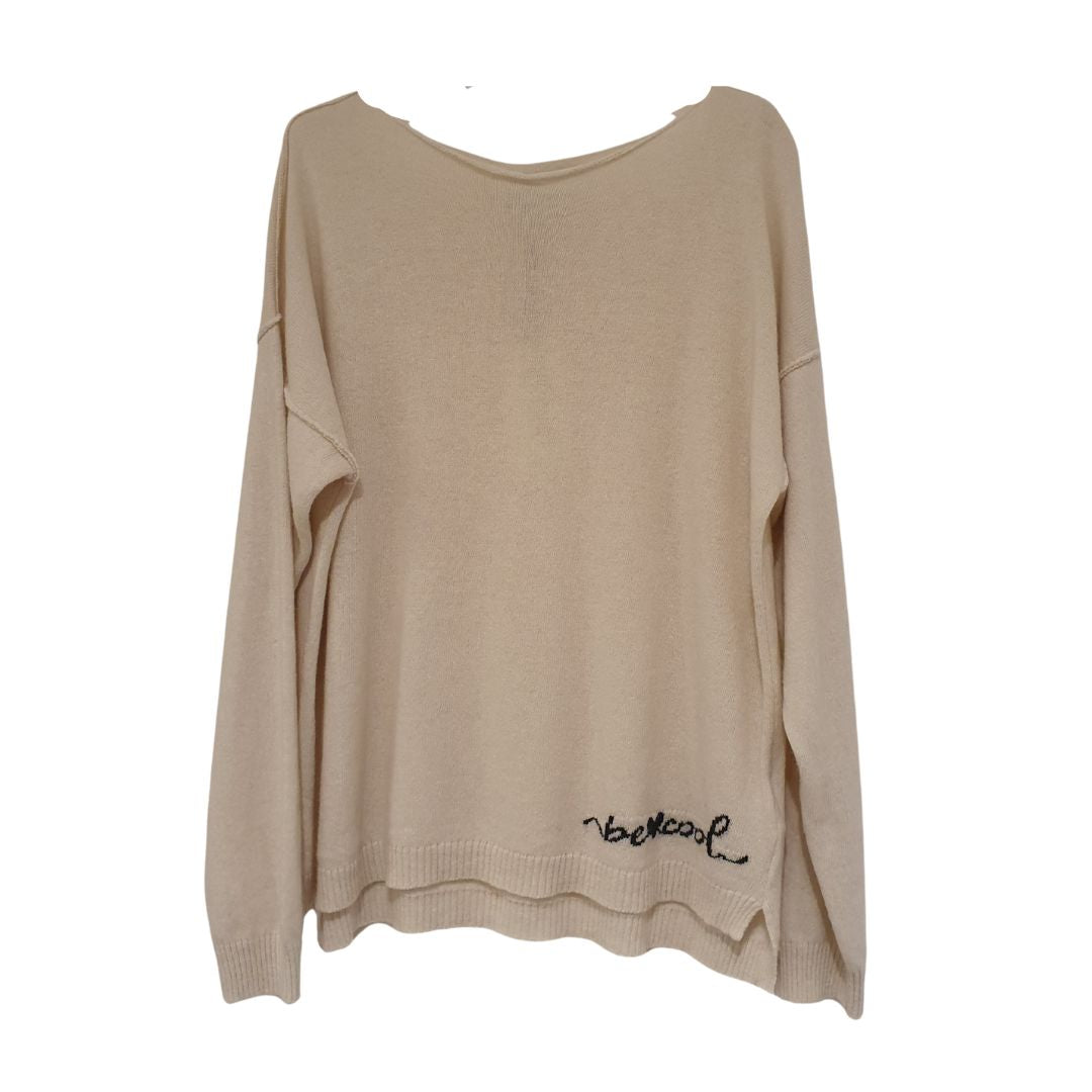 Maglia in lana scollo a barchetta Souvenir