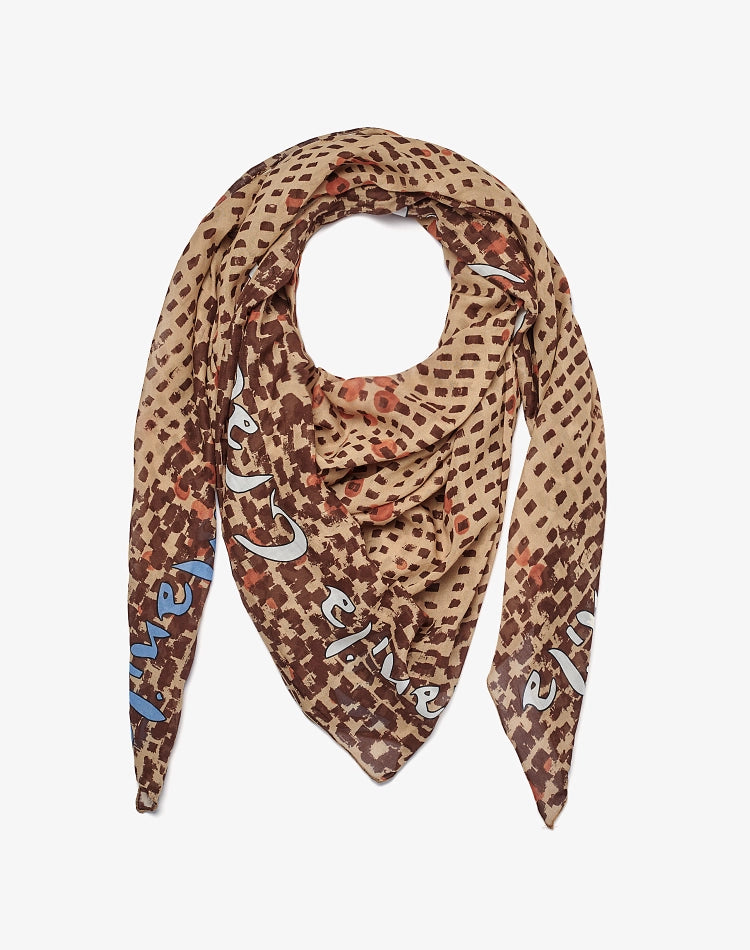 Foulard in cotone e seta Manila Grace