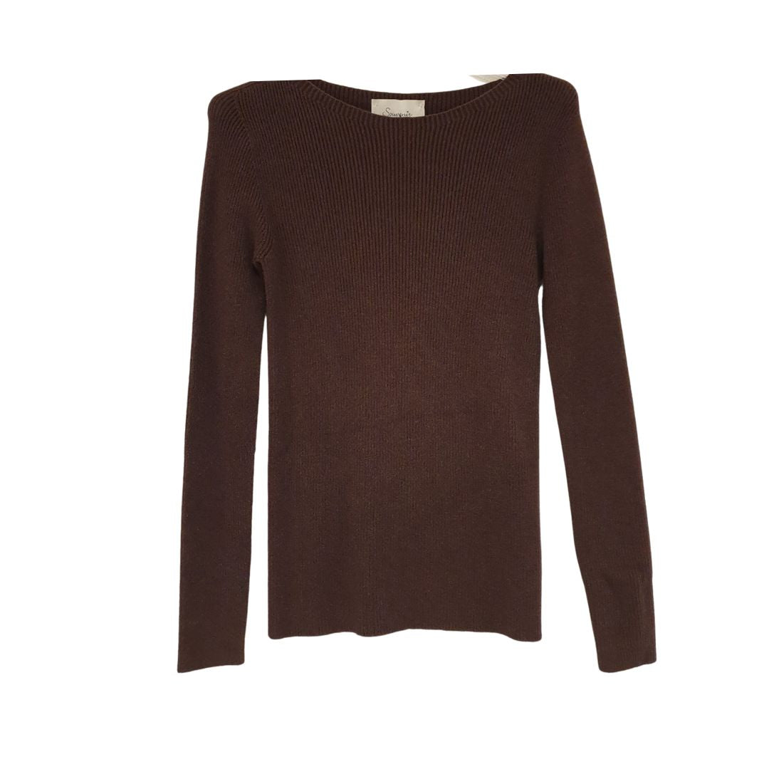 Sottogiacca girocollo a costine Souvenir