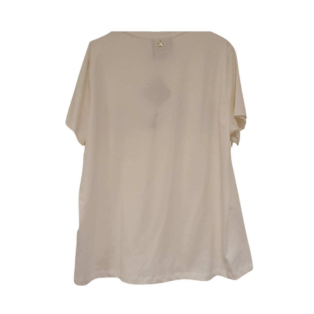T-shirt over con applicazione irréel Souvenir