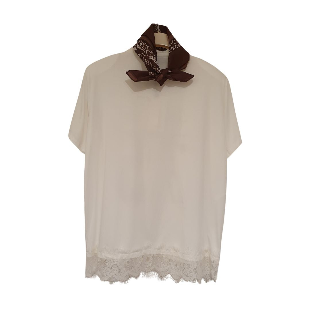 T-shirt con stampa e bandana HaveOne