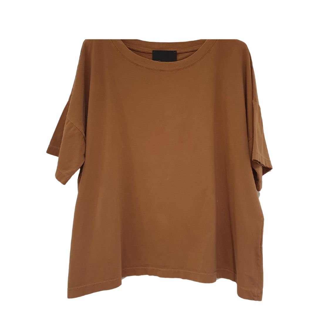 T-shirt basic modello a scatoletta Souvenir