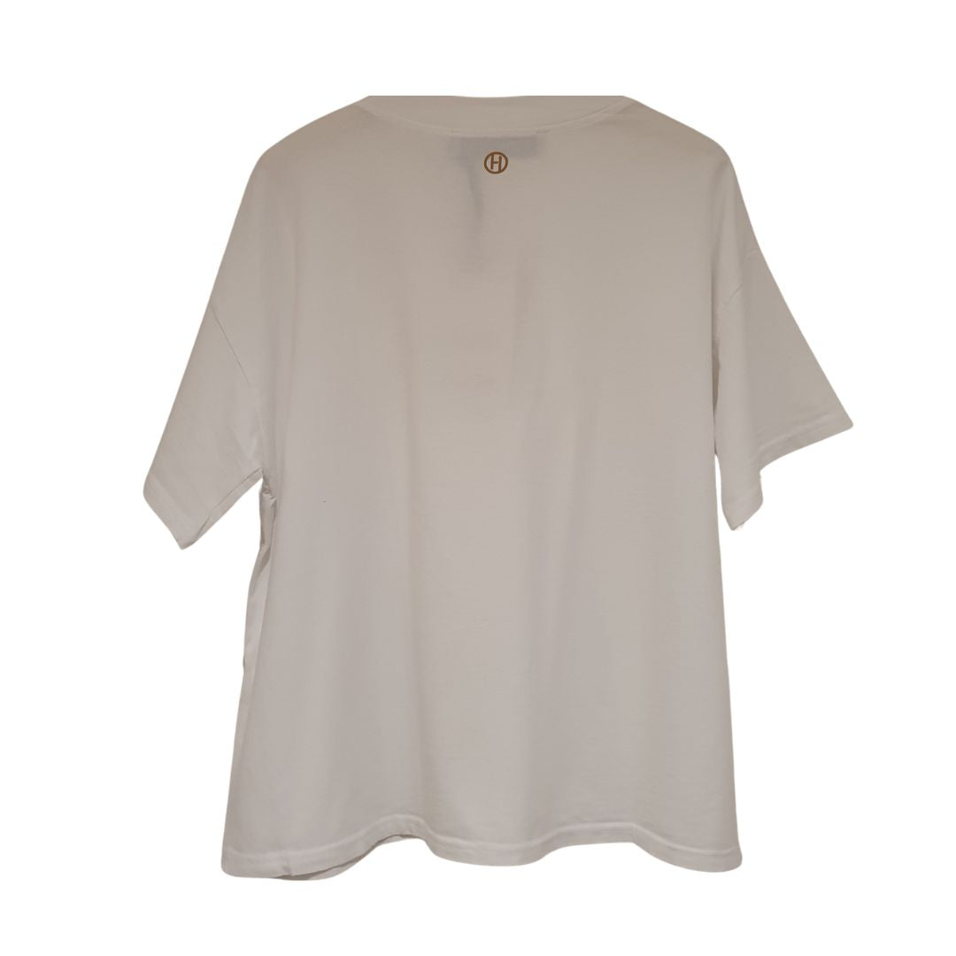 T-shirt in cotone a scatoletta HaveOne