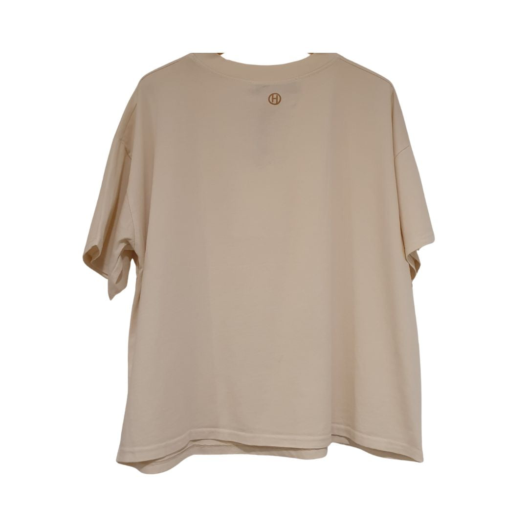 T-shirt in cotone a scatoletta HaveOne