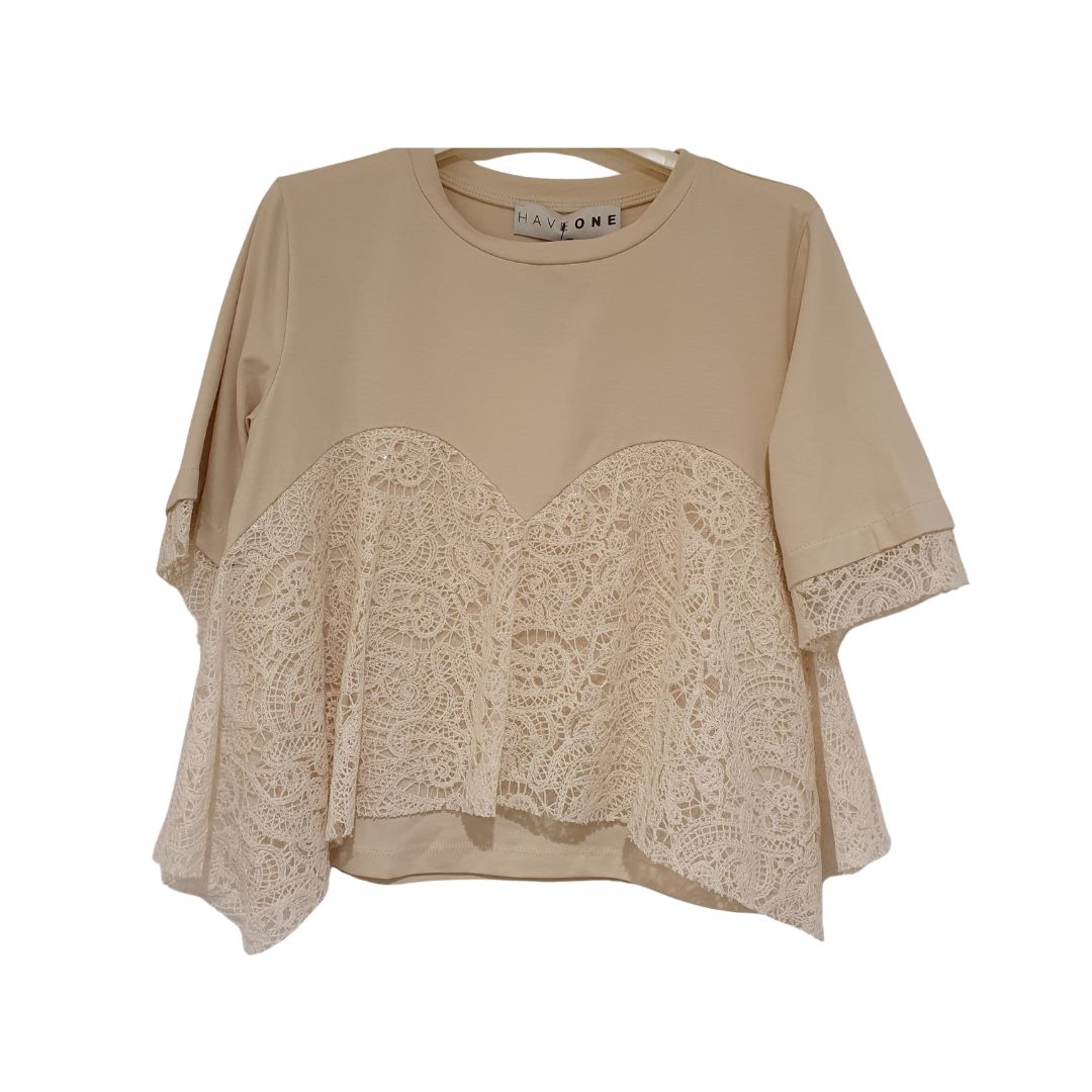 T-shirt con ricamo HaveOne